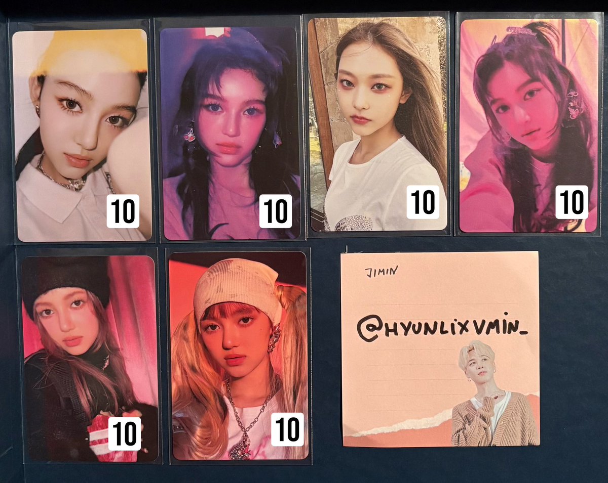⚠️ VENDA/VENDO ⚠️

SET PHOTOCARDS OFICIAIS NEW JEANS

• R$ 60,00 + frete superfrete
• pagamento imediato 
• não vendo separado
• não reservo
• tenho feedbacks positivos

❌sensitive buyers

🏷️ drop venda compra nwjns danielle haerin