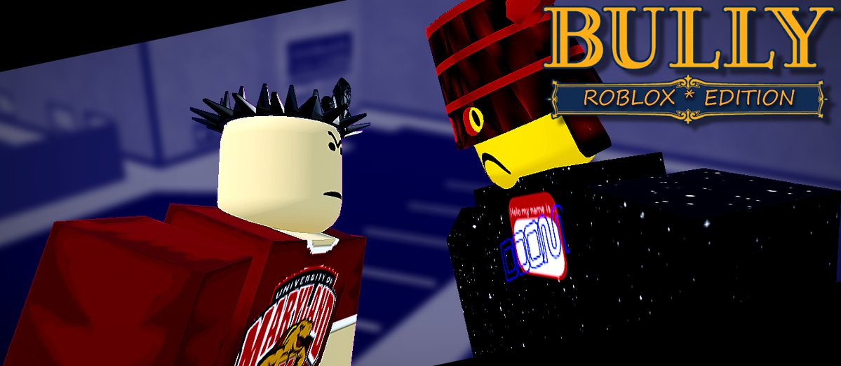 1vaalen_0's tweet image. "Aw, did I hurt your dignity? Don't be a baby!"
"I'm Dignity Hopkins!" or something like that.

As promised... Here's is the render! Dignity and MrDoomBringer mentioned.
BULLY (Roblox * Edition)

#dignity #dignitwt #rblxrenderstwt