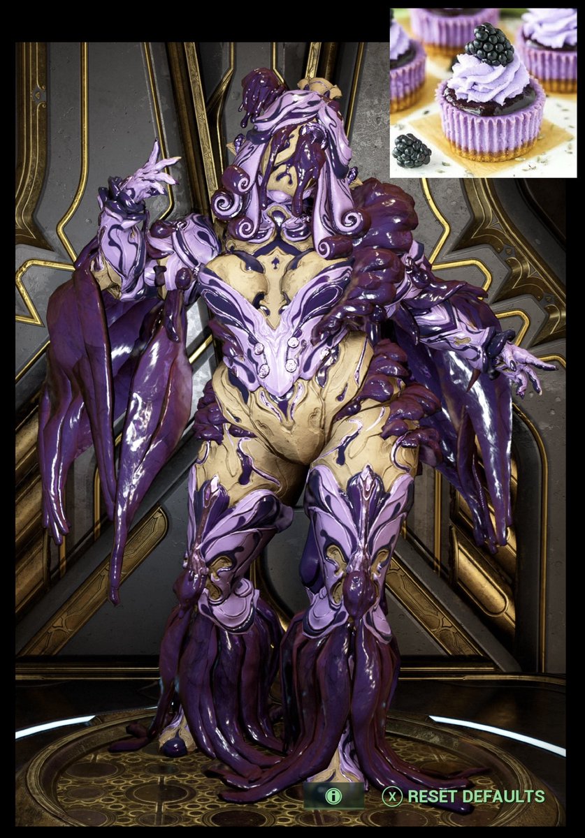 RogueF0X_Protea's tweet image. Blackberry Lavender Cheesecake 
#Follie