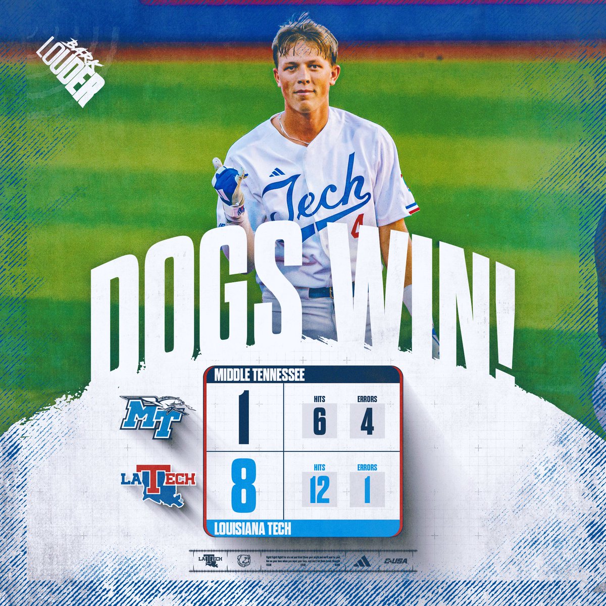 LATechBSB's tweet photo. DOGS WWWWIN‼️ https://t.co/w685jzM942