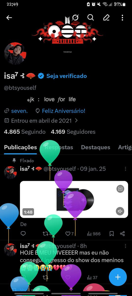 os balões aaaaaaa nem acredito que tô velha 😭😭😭😭😭