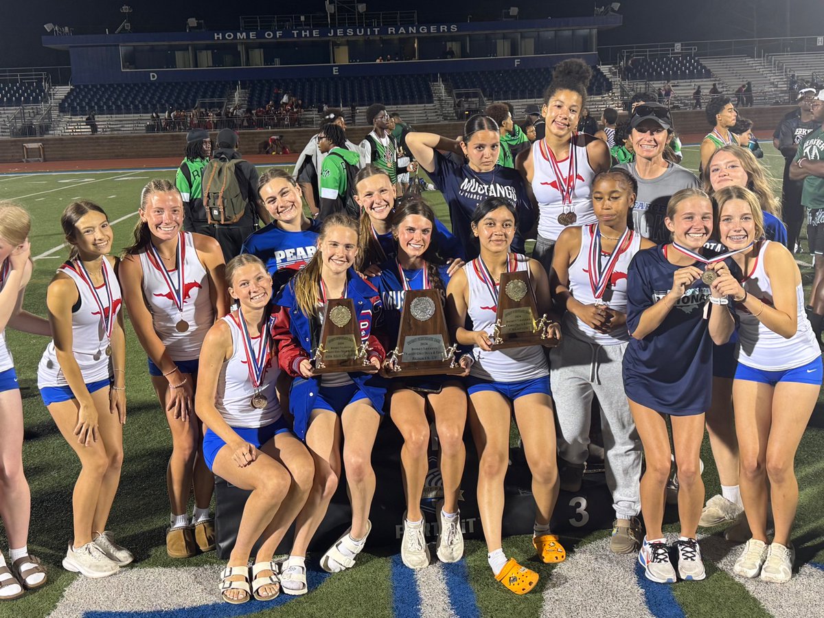 RISDAthDept's tweet photo. Your track 7-6A District champs and runner ups!! Go RISD! ❤️💜💚💙 https://t.co/o9QVSQ65s3