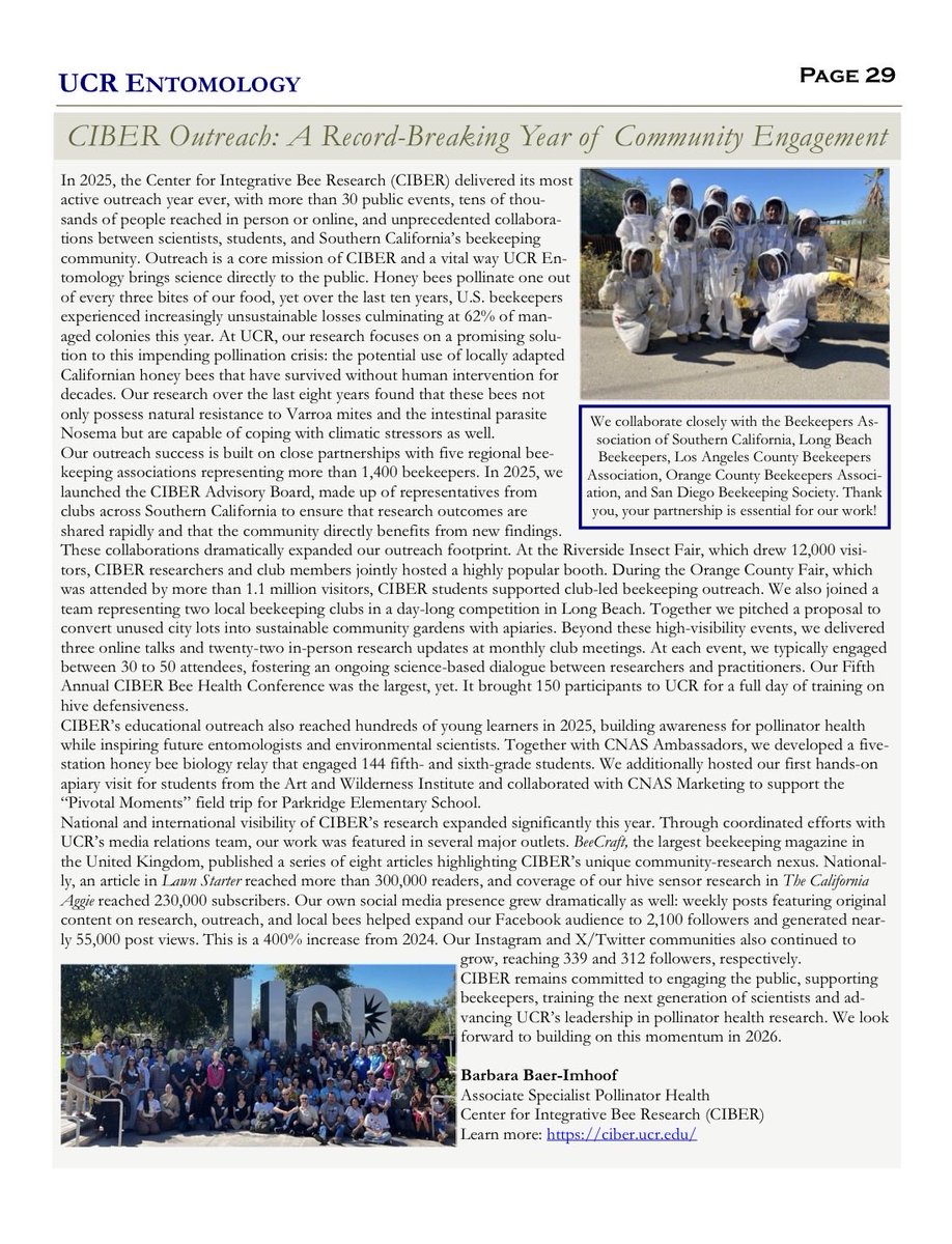 CIBER: Center for Integrative Bee Research tweet media