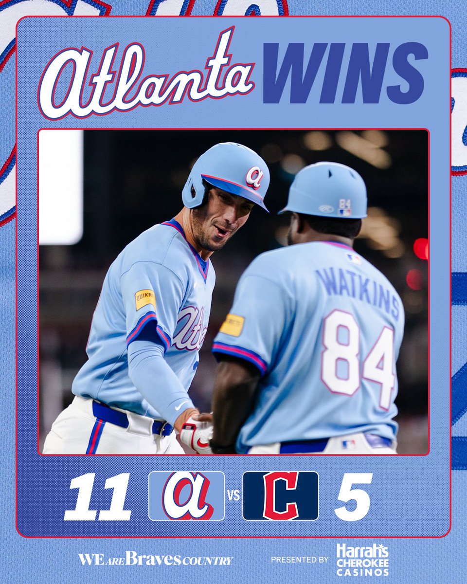 First W in the new threads 🥶

#BravesCountry