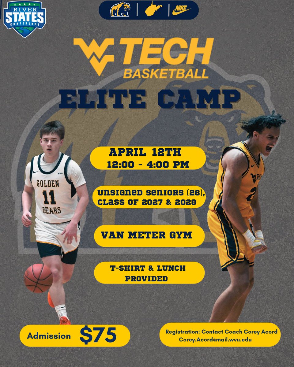 WVU Tech Basketball tweet media