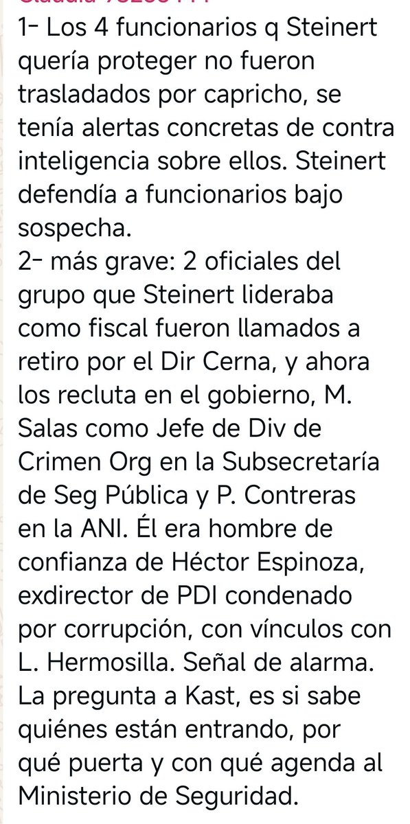 claudtwit's tweet photo. @RobertoMerken @_reportea De las cosas que dice Marinovic, que son hechos 👍🏻 y opiniones con las que estoy concuerdo (🤷🏻‍♀️), rescato esto por la gravedad de lo expuesto (y que al parecer el único que no lo ha sopesado es el presidente, ese nivel): https://t.co/mEW8A85If4