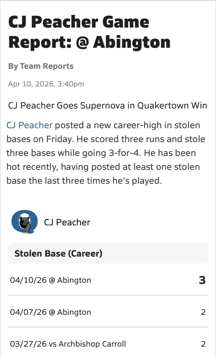 CJ Peacher tweet media