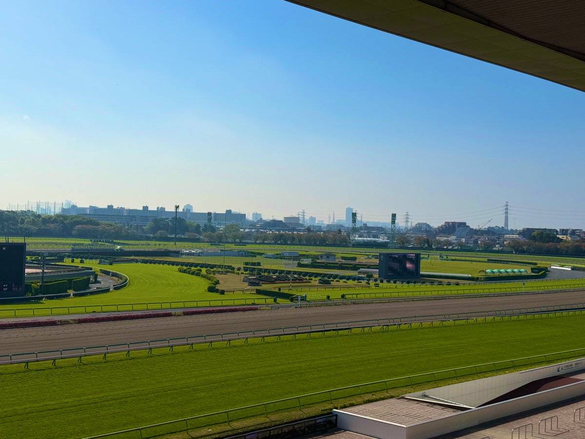 ooomurun's tweet photo. おはようございます☀

中山競馬場はすでに24℃🌻
半袖ニットでも暑い！笑
太陽も夏をも思わせるほど強い日差しです����

暑さに慣れていない時期は熱中症になりやすいですので、こまめな水分補給しながら涼しい場所で競馬をお楽しみください🐴

今週も競馬はラジオ日本で✨

#競馬 https://t.co/yJqnPgHBqR