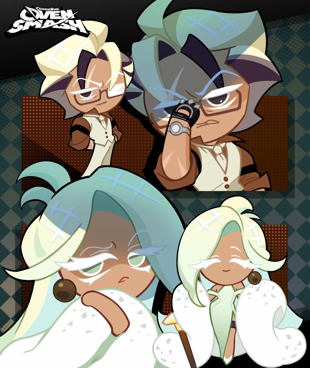 The two Cookies of the Lactose family...
No one knows what they're really thinking. 👀
What drives them to compete in the Oven Crown Cup?

Step into the action and meet
Brie Cheese Cookie &amp; Camembert Cookie now!
ovensma.onelink.me/Enxb/eqvyjg2l

#CookieRun #CookieRunOvenSmash #NewCookie