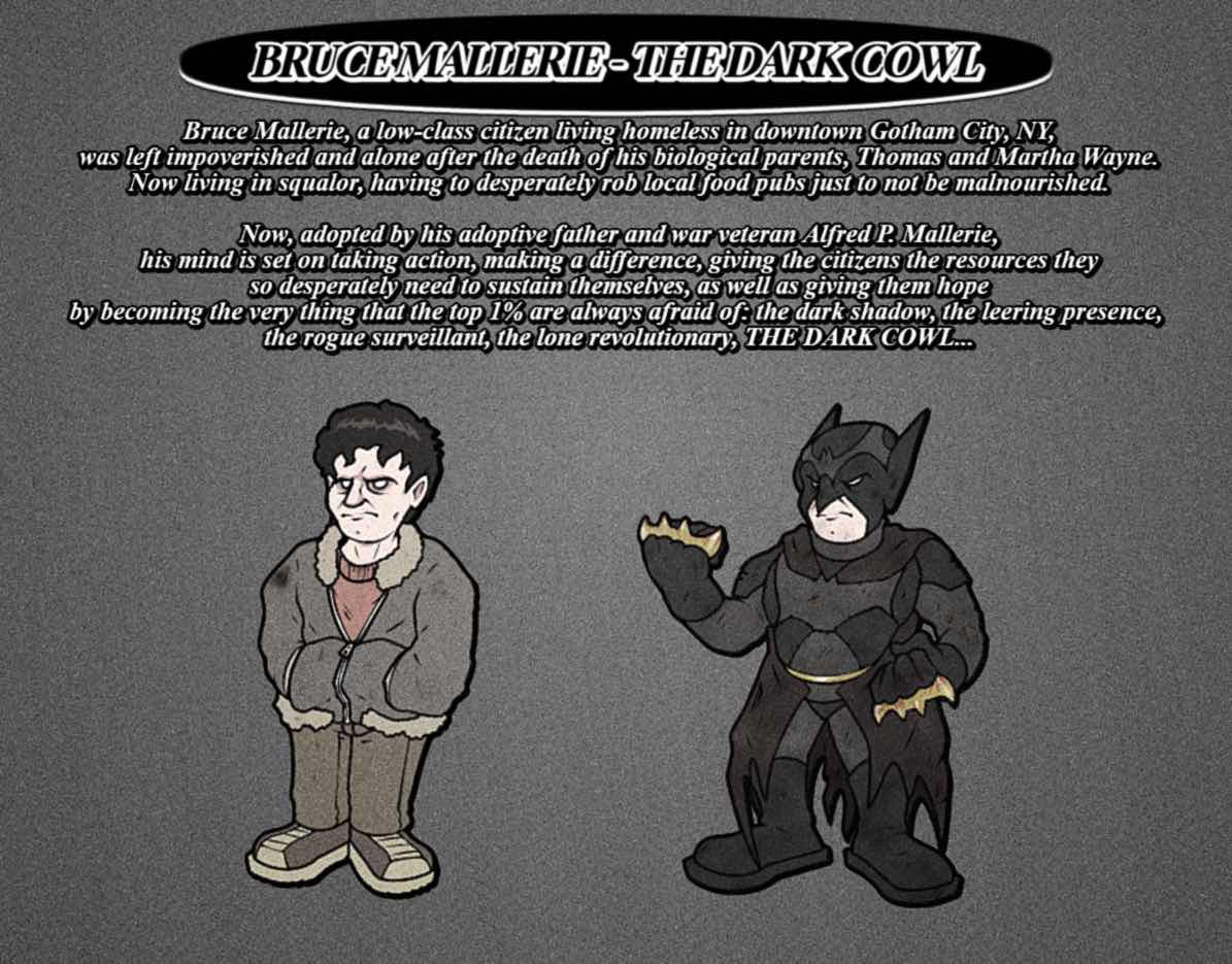 stick_pi's tweet photo. I had a specific idea for a Batman take I’ve been fleshing out lately…

(More photos in the replies)

#batman #dc #dccomics https://t.co/Cz8QUz6JrO