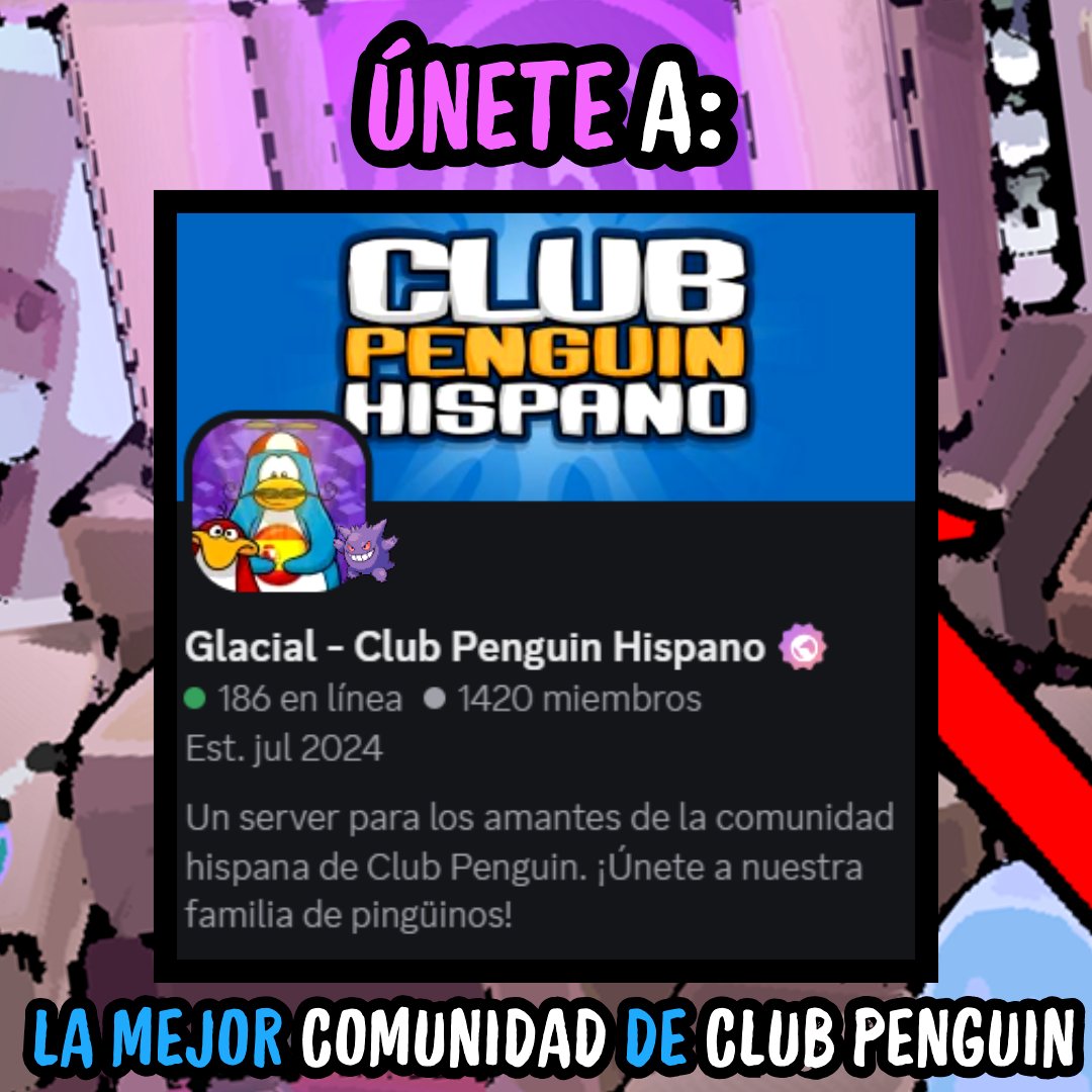 Sn2ckerspup's tweet image. Eventos? ¿Guías? ¿Trackers? ¿Trucos? ¿Secretos? ¿Amigos? En Club Penguin Hispano tienes todo eso y mucho más. La mejor comunidad de discord de Club Penguin en 2026.🐧 ¿Qué esperas para unirte a esta gran familia? Te esperamos: discord.com/invite/cphispa… 🏆  #clubpenguin #games #cpps