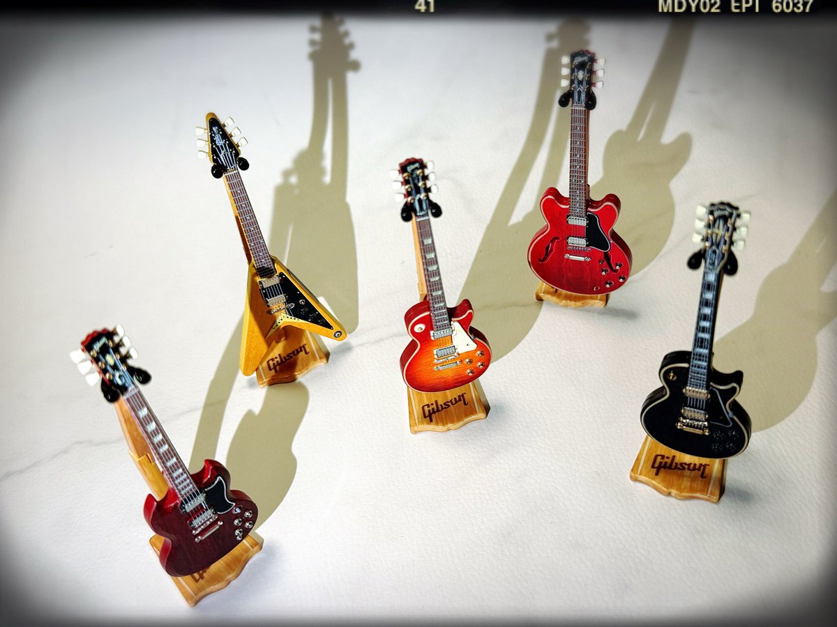 Gibson 🎸レスポールは ⬛️、🟥、と欲しかったから とても嬉しい〜͛