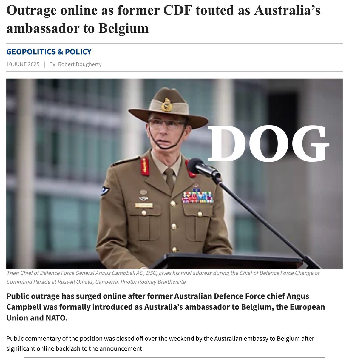 susanmc70244621's tweet photo. Defence chief , who sat on his backside for the duration and accepted a distinguised service  medal 

Yet this sickening coward tried  to force our soldiers to give back their DSMs awards

https://t.co/SwKutZCXOv
   #elonmusk

#jacquilambie   #auspol   #benrobertssmithvc https://t.co/oHMTahl0bh