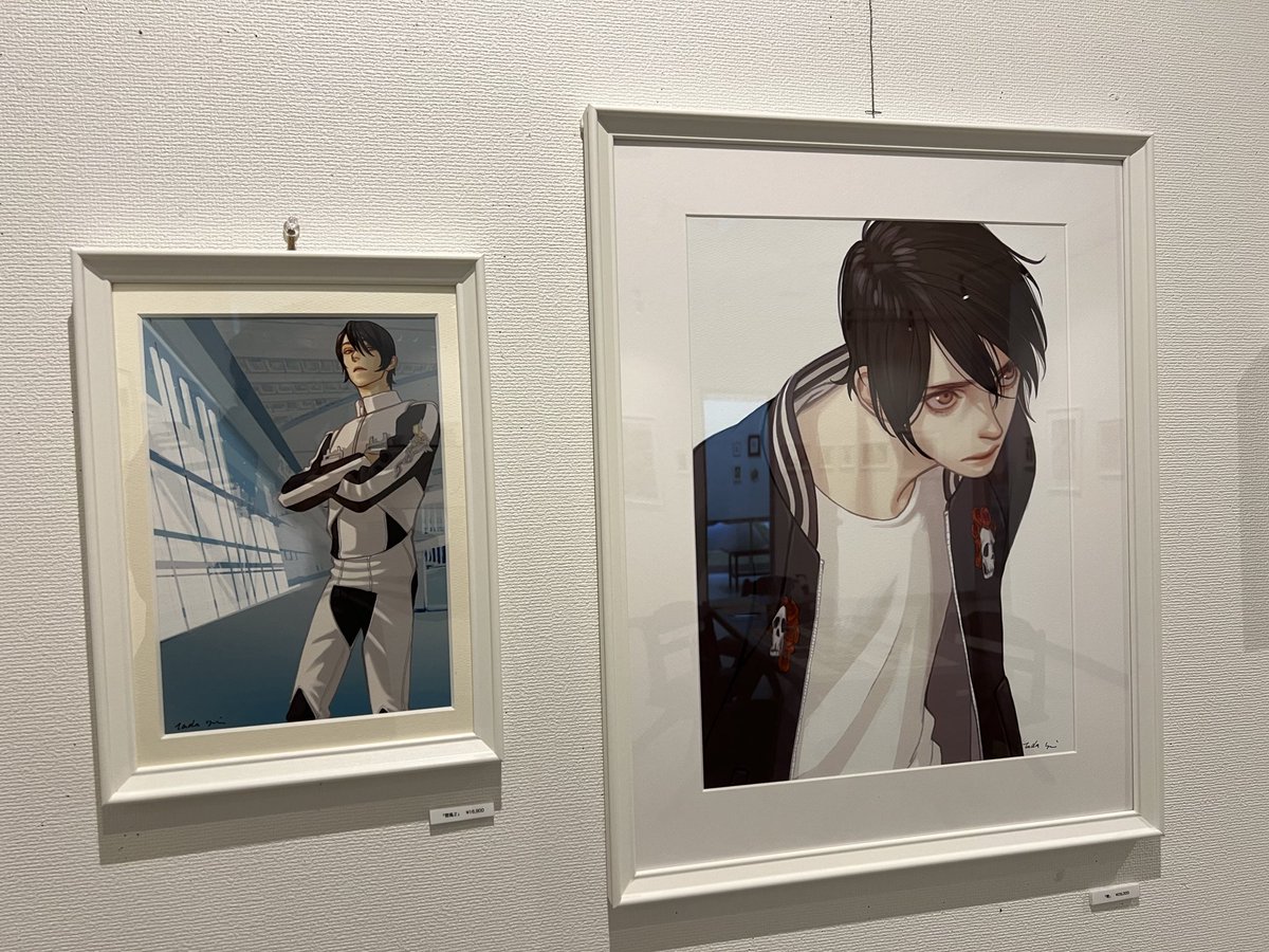 Hinadori_lab's tweet photo. イケメンです！まだまだ展示会は続いておりますので、皆様ぜひお越しください！
#多田由美 #イラスト #戦闘妖精雪風 #倉吉市 #倉吉市文化活動センター https://t.co/I4CwXudd8c