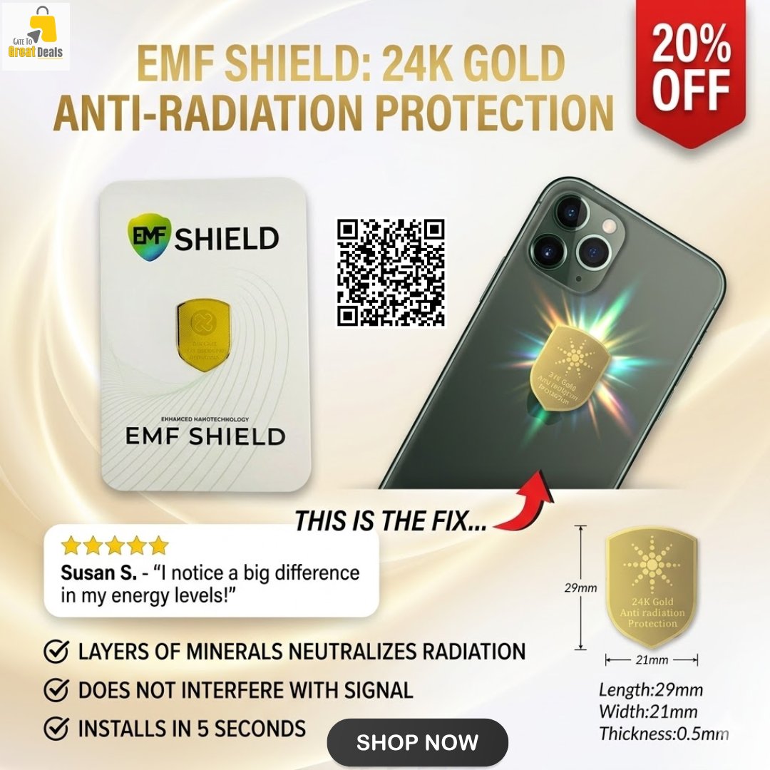 G2G_Deals's tweet image. Protect Your Phone. Protect Your Energy.⚡
This tiny sticker does more than you think

✔️Ultra-thin design
✔️Easy 5-sec install
✔️Doesn’t affect signal
✔️Works on any phone

🔥20% OFF TODAY
Tap to shop now!

#PhoneAccessories
#SmartGadgets
#TechEssentials
#MobileLife
#GadgetFinds