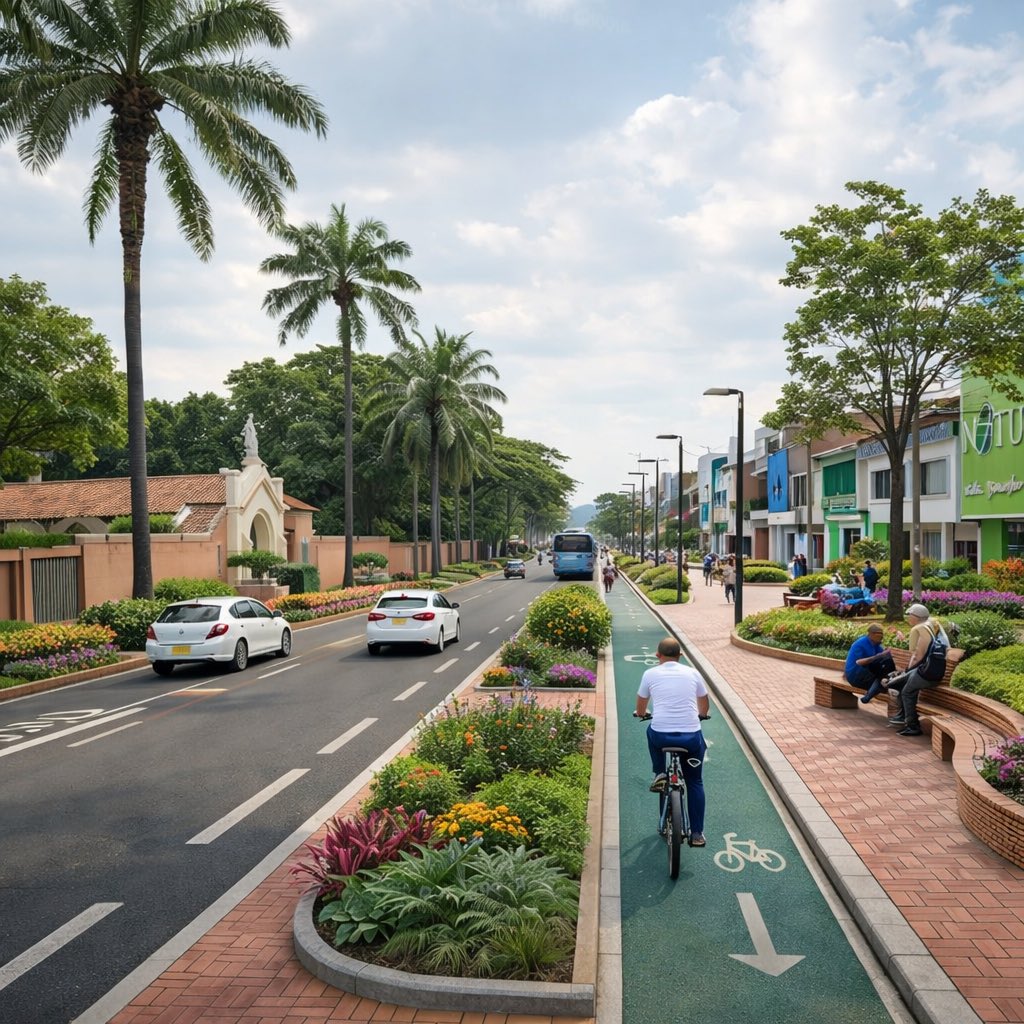 PROCALI2026's tweet photo. @alejoeder @AlcaldiaDeCali @InfraesCali Solo tienes un trabaja y es que puedas sacar proyectos de Cali 

Alameda Av roosevelt , esperamos que puedas sacar algo mejor de lo que se aprecia en estas imágenes que no son oficiales . https://t.co/0772K8istX