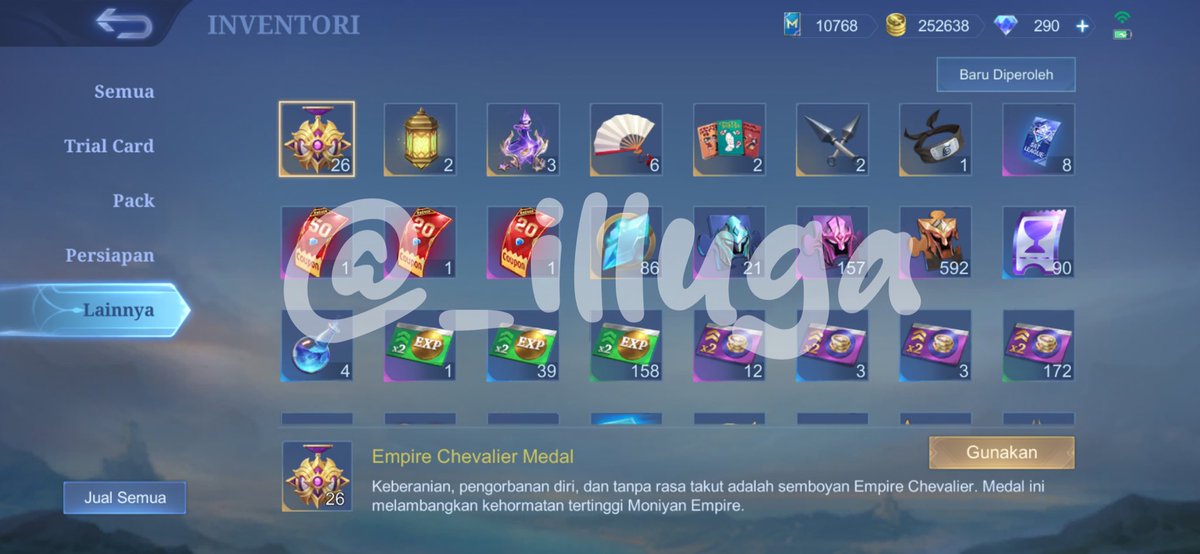_illuga's tweet photo. wts charisma ml
takeall 15k
t. gift charisma mlbb mobile legend #zonauang https://t.co/qY078QOiP7