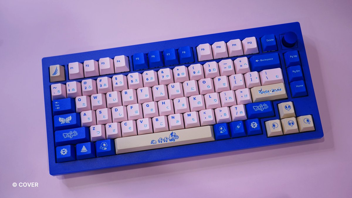 OVERWATCH
#Pavolive #Pavolia_Reine

Tilted? Might be time for some retail therapy with Reine Keyboard Collection set! Available for preorder until April 27 (hololive-keyboards-shop.fourthwall.com)

now
youtube.com/live/Hx8fG93x5…