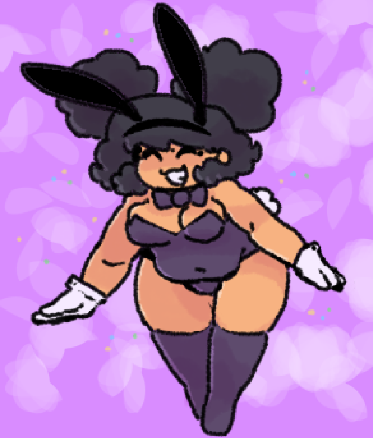 on my bunny typestuff