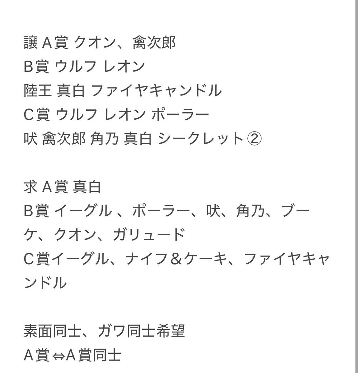 ぱっぷ (郵送時ツイフィ必読) tweet media