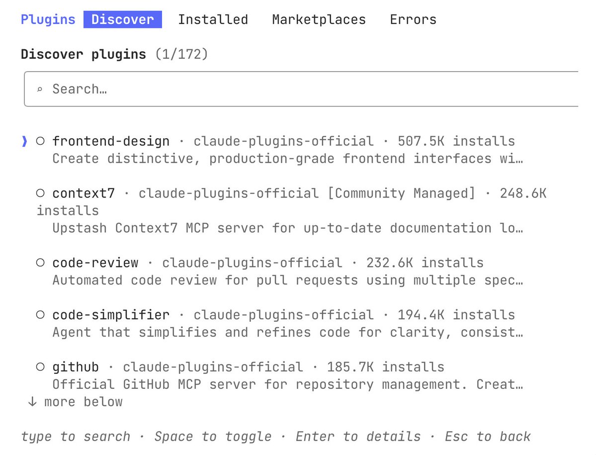 lucas_flatwhite's tweet image. 🔌 Claude Code 플러그인 모음.. 아주 좋음!

저도 매일 쓰는 정말 도움이 되는 플러그인들을 모았네요. 그중에서 좀 더 추려봅니다.

공식 Anthropic 마켓플레이스, 주요 커뮤니티 컬렉션, 개발자들이 많이 다양하게 이야기하는 플러그인들이니 믿고 써도 좋아요.

⚙️ 플러그인 설치 방법

모든