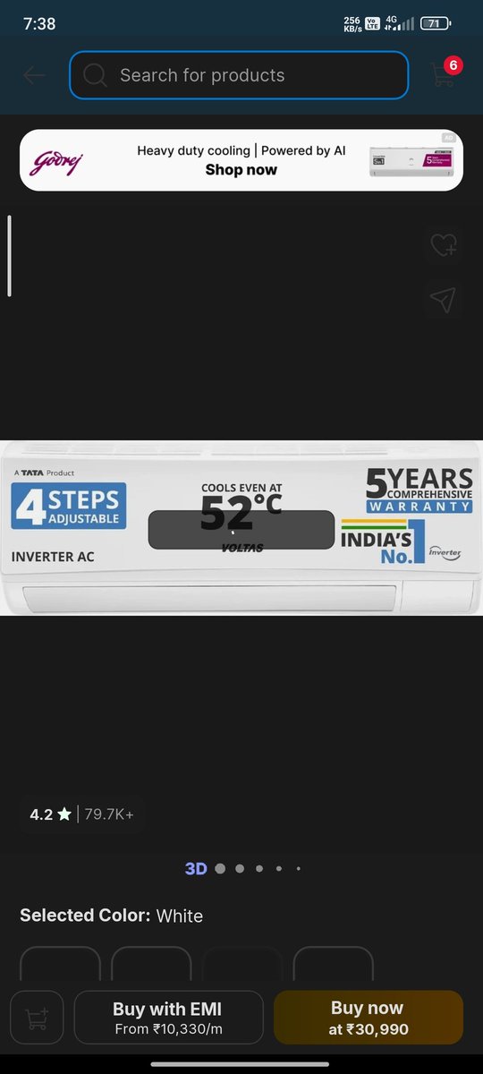 SreeDeepakChin2's tweet photo. Hello @Flipkart @flipkartsupport . I had seen that there is warranty of 5 years when we purchase the order before 31st March 2026. I had purchased before 31st March 2026. How to check whether the warrenty is applied (or) not https://t.co/dttUduRfpf