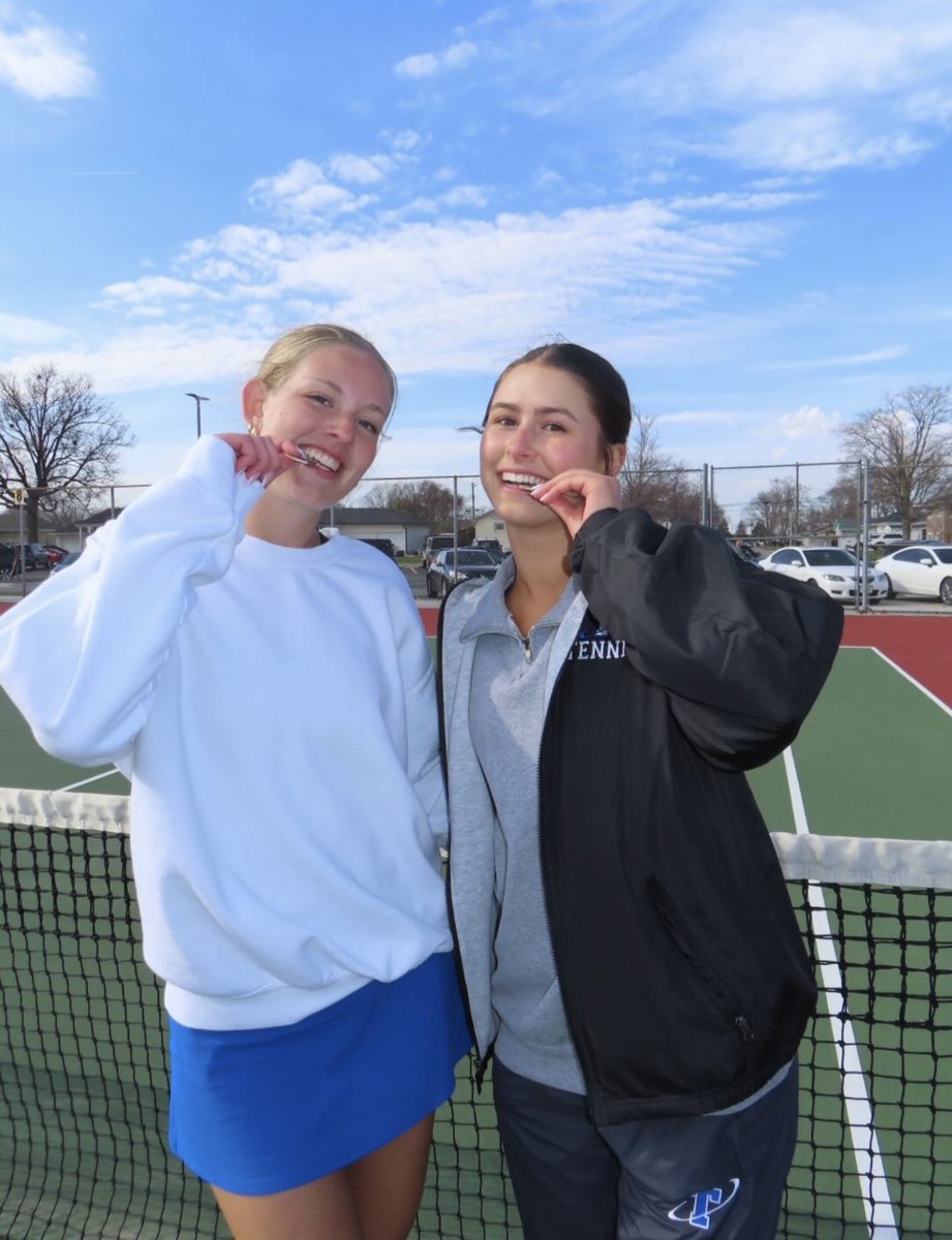 #1 Doubles – Eleanor &amp; Koplin 3rd Place 🥉 
Eleanor and Koplin battled all day and earned a strong 3rd place finish at #1 doubles! 💪 Their consistency, communication, and grit really showed on the court. So proud of how they competed and represented our team!