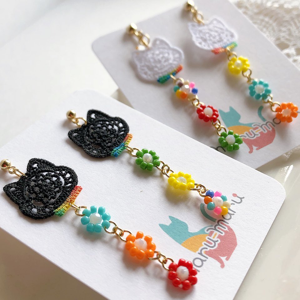 小さなレースを編んでいます:maru-maru tweet media