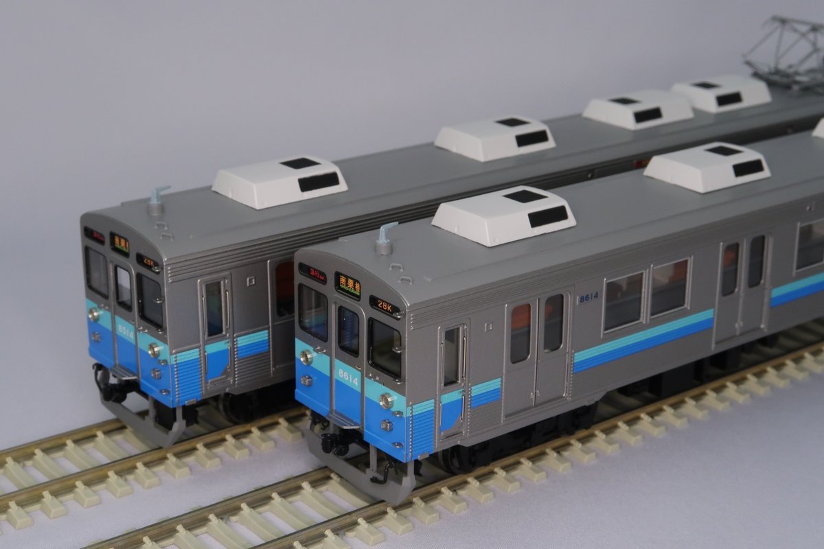 東急8500系8614編成】 「伊豆のなつ号」としてハワイアンブルーを纏っ