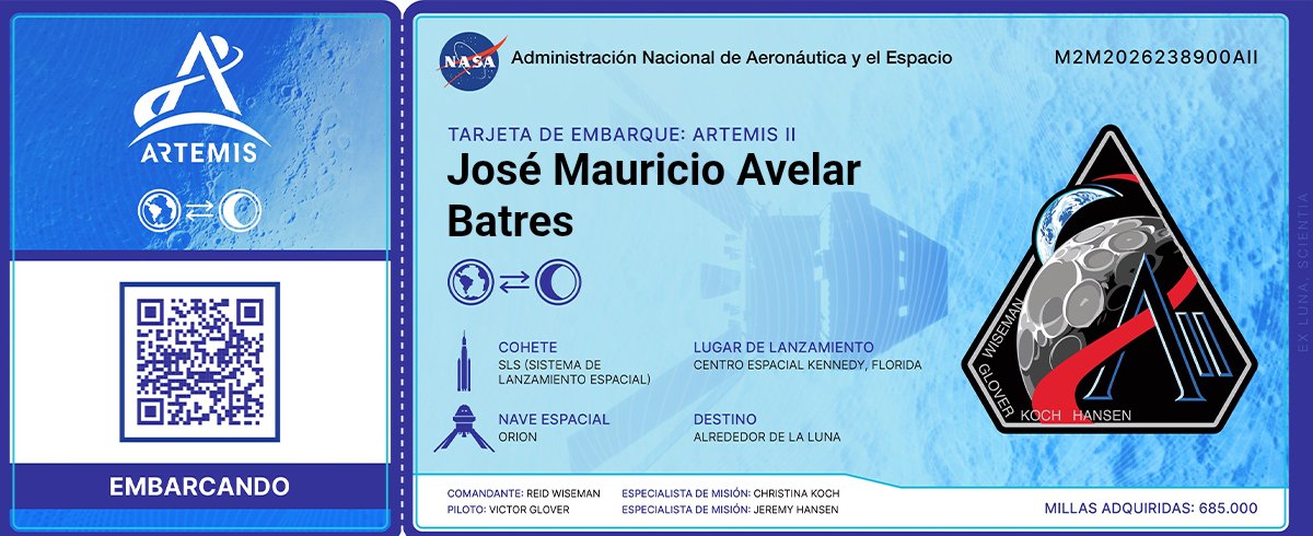 MAVELAR111's tweet photo. @NASA_es Felicidades al Team, Artemis II, es un exito, un fuerte abrazo. Bendiciones https://t.co/RftJG2IZbB