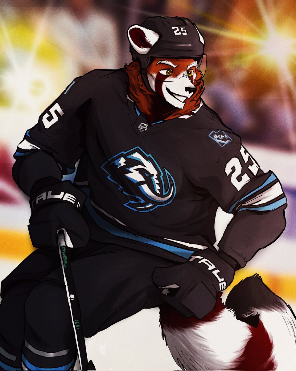 Called up from the Tuscon Roadrunners early in the season, defenseman Remington Auclair delivered an impressive 36 hits over his first 21 games.

Thank you so much to <a href="/skeknik/">nik</a> for the amazing art! Just in time to celebrate the Mammoth clinching their first postseason berth!