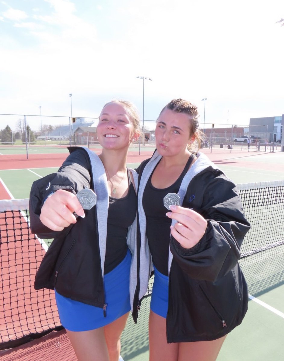 #2 Doubles – Kendall &amp; Addi 2nd Place 🥈
Kendall and Addi had an incredible day, finishing 2nd at #2 doubles! 🔥 They played with so much confidence and teamwork, pushing through tough matches and competing at a high level. Huge accomplishment!