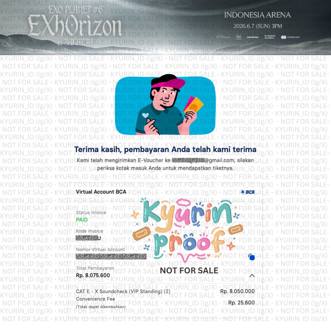 pudingcklt__'s tweet image. Pengalaman latihan war tiket di Loket since 2024:
✅ Secured 33+ Tiket
✅ Secured Tiket QN 2 &amp;amp; 3
✅ Beberapa kali menang raffle benefit

Hasilnya di ticketing EP6 EXhOrizon in Jakarta:
- Weverse Presale: Queue 200 secured 2 tiket CAT E-X di menit 14.03 WIB
- Mastercard Presale: