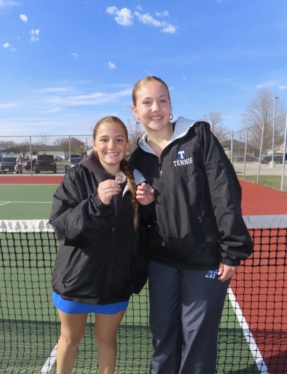 #3 Doubles – Brooklyn &amp; Ellianna 3rd Place 🥉 
Brooklyn and Ellianna fought hard all tournament long and earned 3rd place! 💥 Their effort and determination never dropped, and it paid off with a well deserved finish. Great work, girls!
