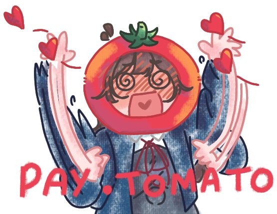 MarcalRora's tweet photo. I made a drawing about how red Pay can get, like a tomato 🍅
#リエラ生放送 https://t.co/pNvK7d6pOG