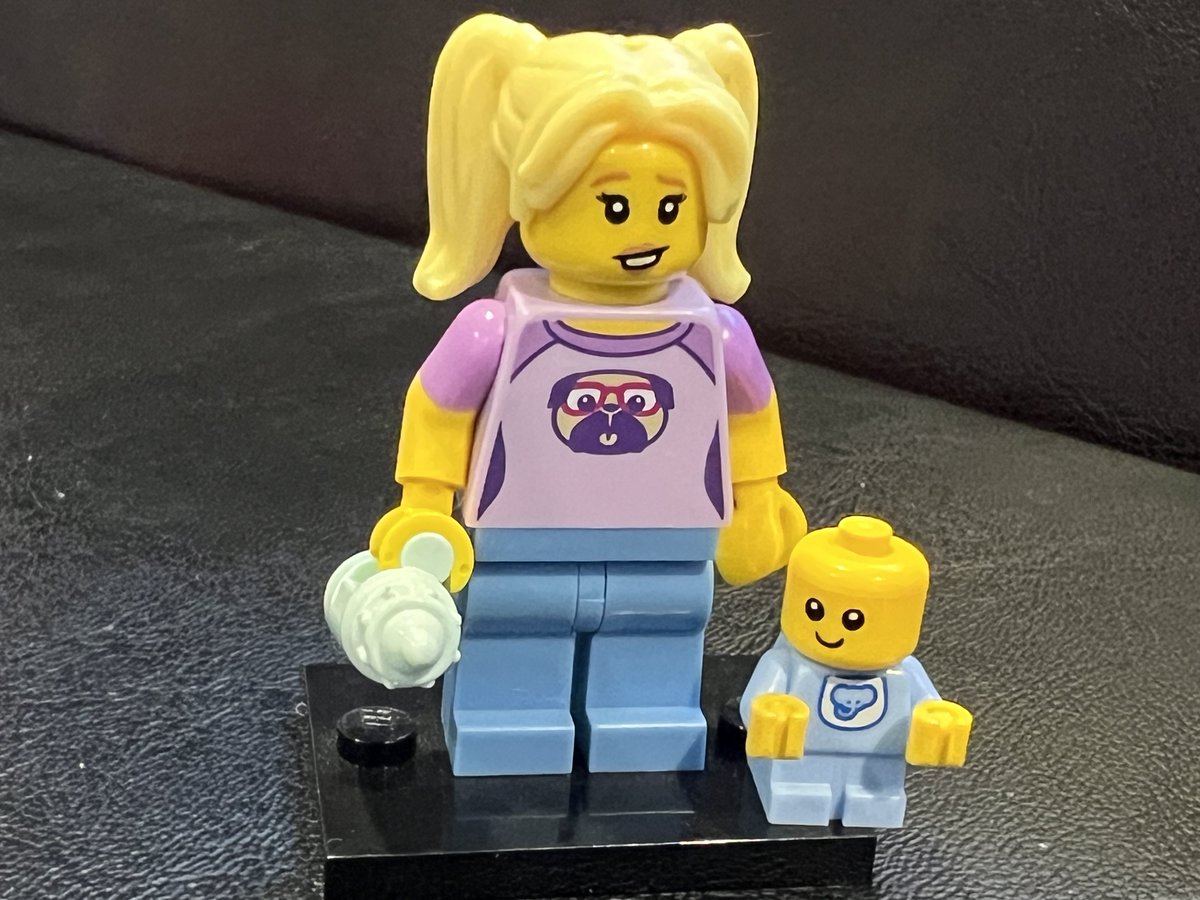 TeriE's tweet photo. CUTE! #LEGOMiniFig Babysitter Baby and Bottle #Collectible #Minifigure 71013 Series 16 w Base
https://t.co/RSW5kYlBMa
#LEGOs #toys #retired #Babysitter #BabysitterandBaby #collectibles #LegoCollectibles #babies #Legominifigures #LegoCollecting #LegoCollector #LegoBaby #Toys https://t.co/qkqkGNIl6w