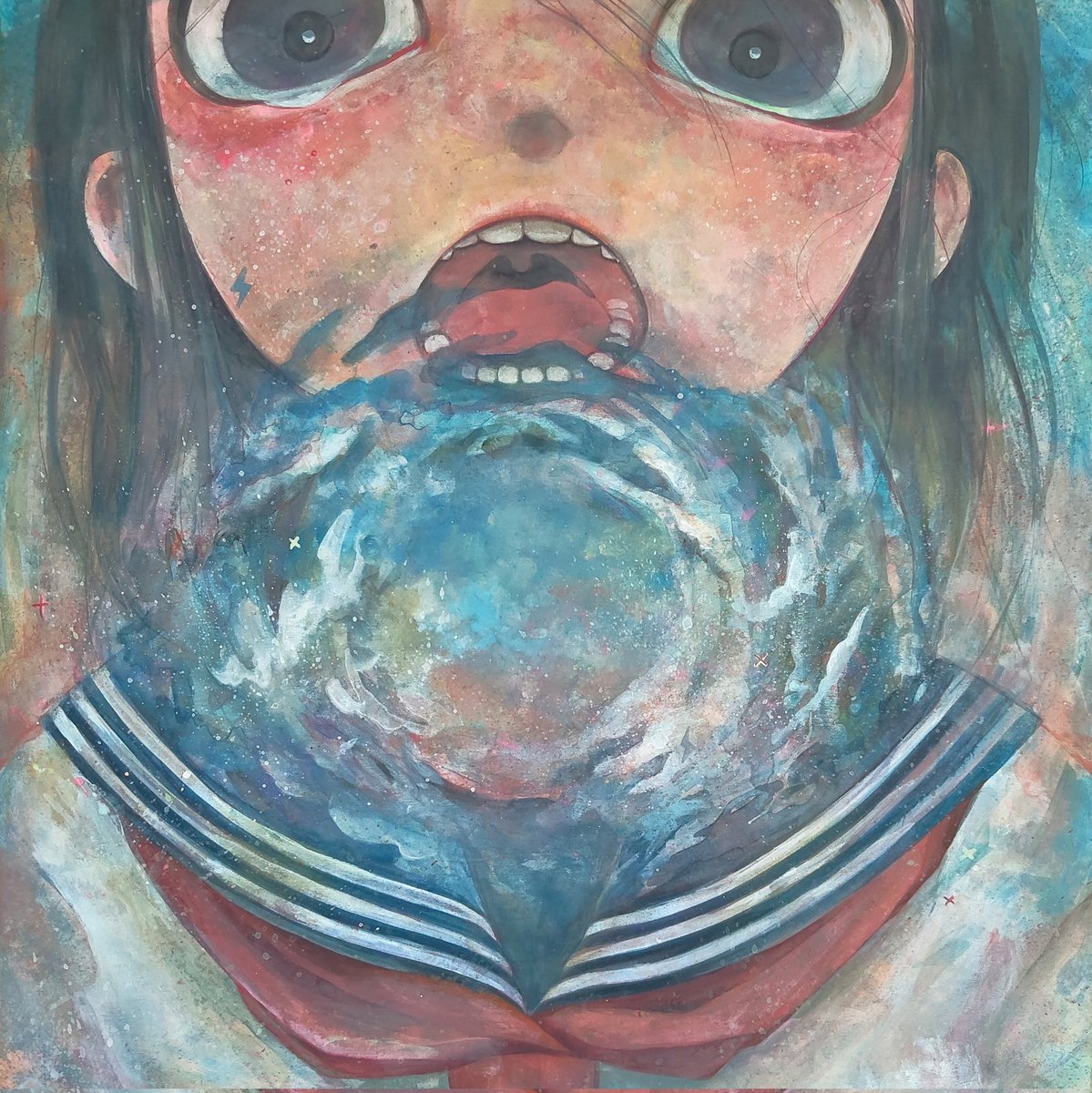 ｶﾞﾎｫ tweet media