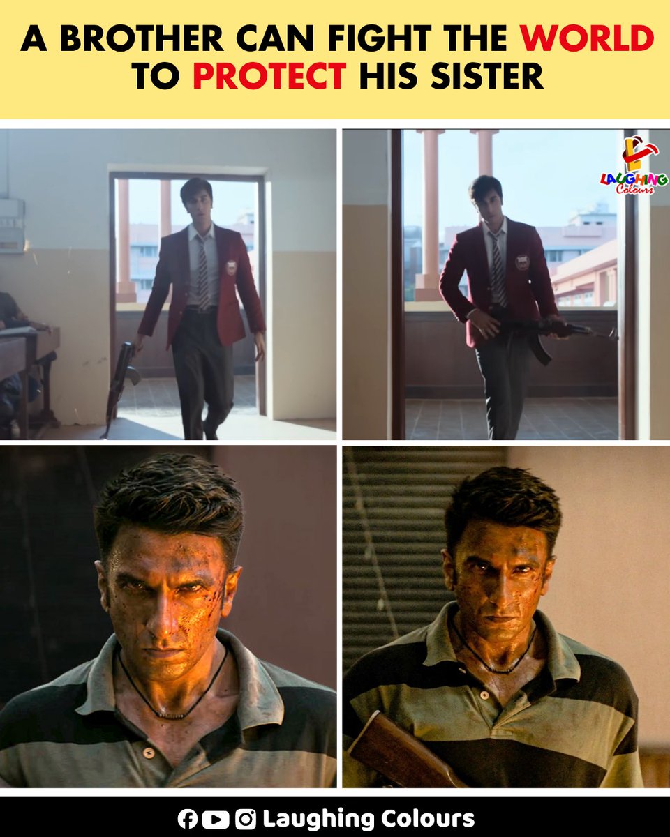 LaughingColours's tweet image. Brother protects sister always ❤️

#SiblingLove #Emotional #FamilyBond #Inspiration