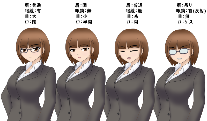 jgameta's tweet photo. 二次スマ彼女のサイドストーリーを制作中！
・シナリオ:書いては修正の為、低速進行
・設定:過去作との矛盾で苦戦
・キャラデザ:@3キャラ
・表情差分:マスタデータ保存を忘れて描き直し🥲
※①イメージ膨らませ用に過去画面で仮表示 ②椋榎の表情差分
#スーパーゲ制デー #ゲーム制作 https://t.co/eJBHpWHKL7