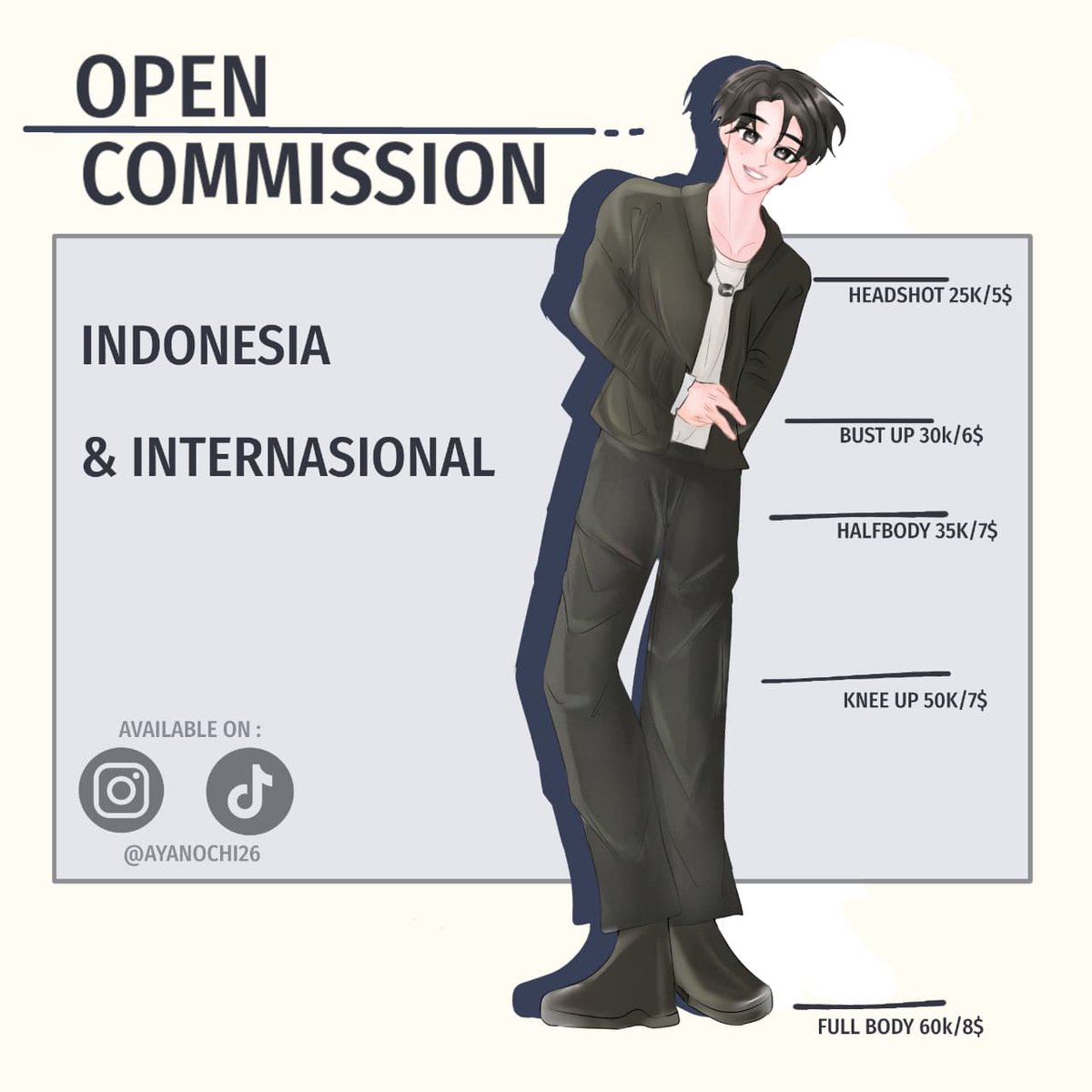 Ayanochi | open commission | @ after dm tweet media