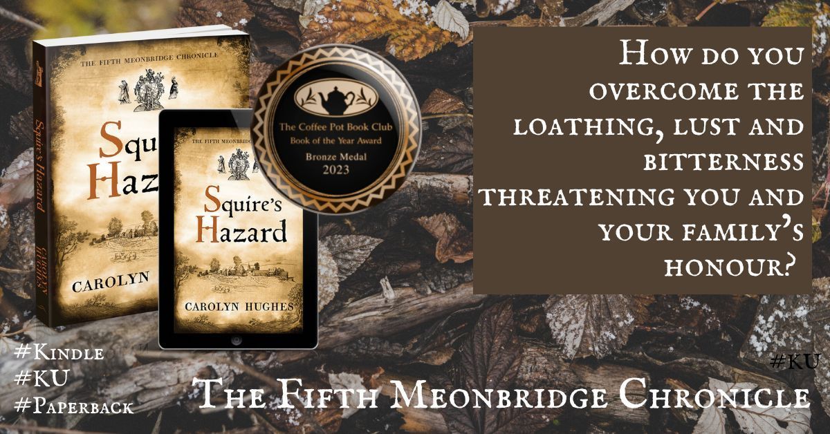 writingcalliope's tweet image. “Fourteenth Century England leaps from the page like an alternative reality.” Amazon reviewer

SQUIRE’S HAZARD, the Fifth Meonbridge Chronicle, Bronze Medal in The Coffee Pot Book Club awards 2023 for #Medieval #HistFic

#Kindle #KU #Paperback

mybook.to/DeQRQ
