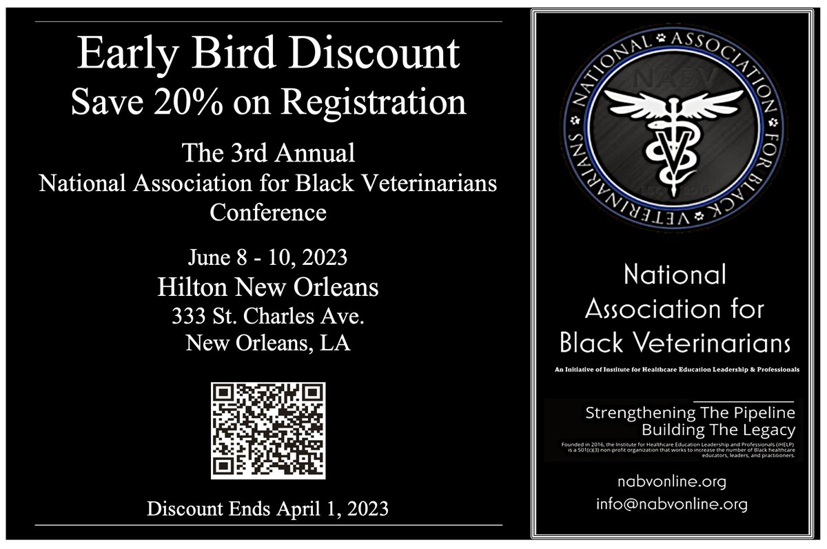 Nat'l Assn of Black Veterinarians tweet media