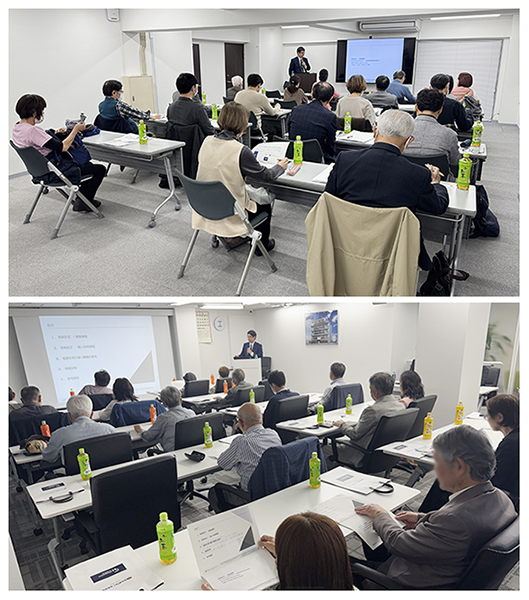 namiki_grp's tweet photo. 【賃貸経営セミナーを開催いたしました】 4月4日および11日、オーナー様向け賃貸経営セミナーを成増と御徒町の2会場で開催いたしました 。税理士法人山田＆パートナーズの太田毅様をお招きし、アパート節税をテーマに講演を行いました 。今後も有益な情報提供に努めてまいります。#株式会社ナミキ https://t.co/pvC6s5vvJJ