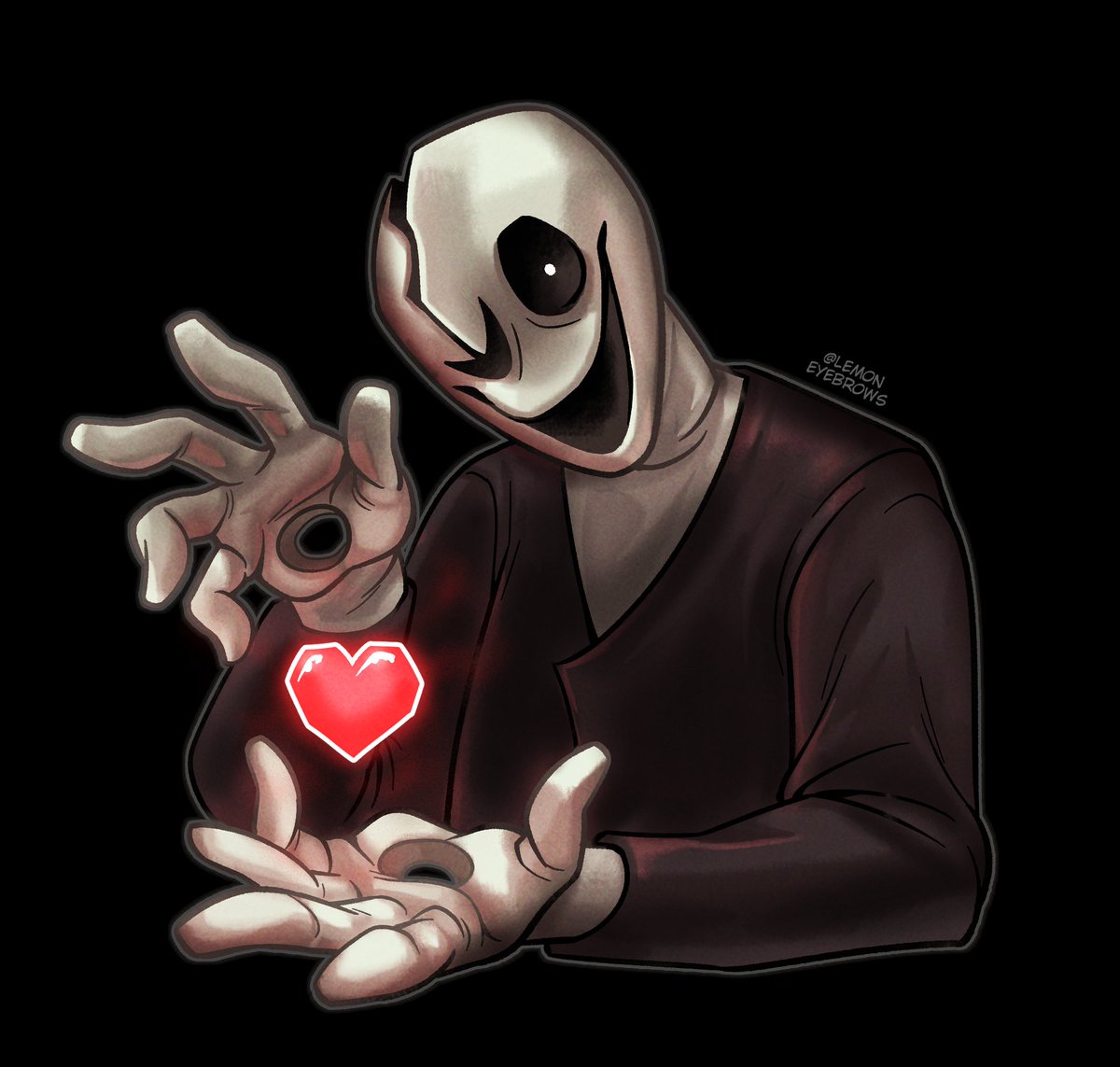 Lemon_Eyebrows's tweet image. #DELTARUNE #Gaster