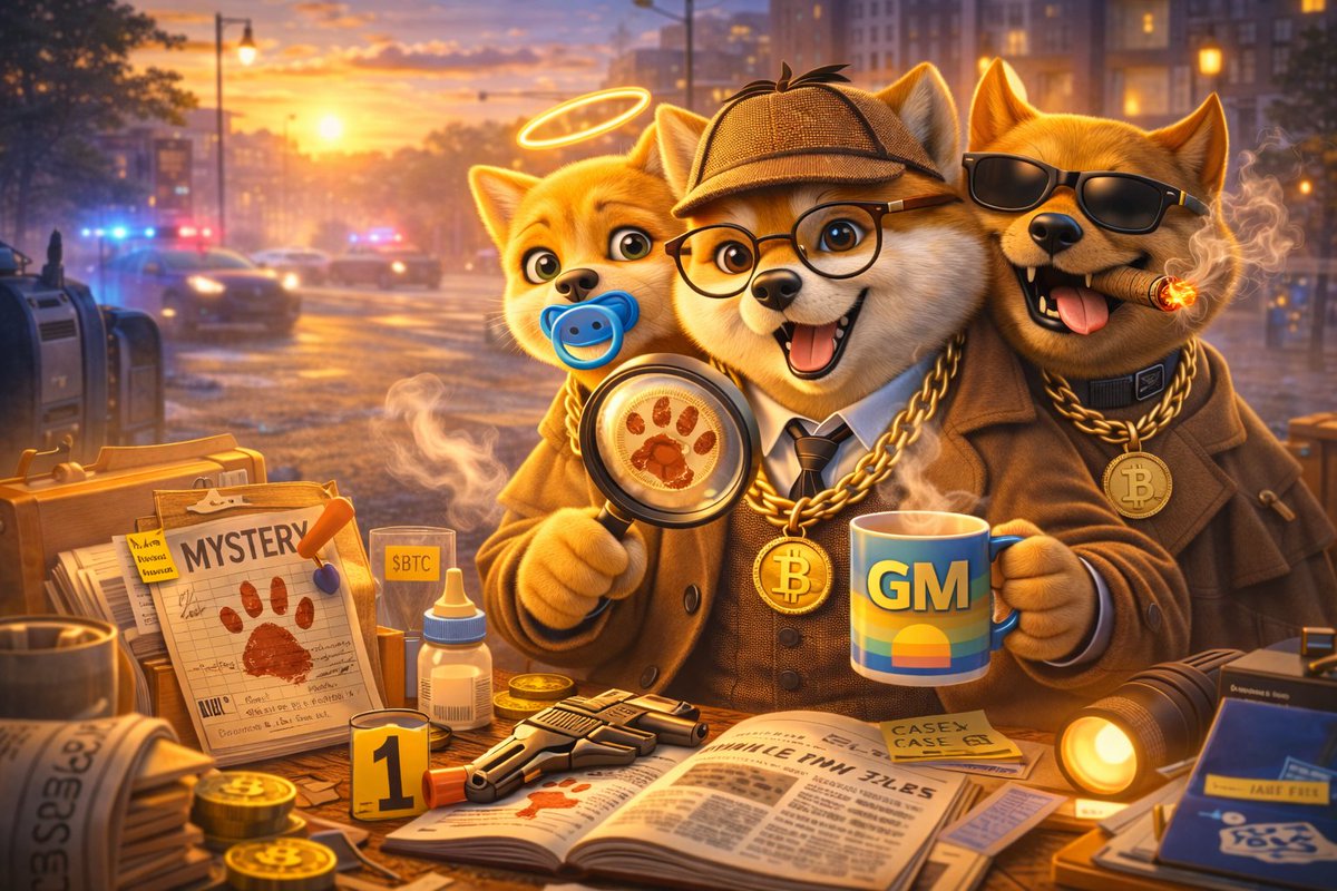 gm gm ☀️🐕

$babydowge detective back on the case… new episode dropping soon 👀
who we exposing next?? 🕵️‍♂️
stay tuned… and until then:
go outside, touch some grass, hydrate, maybe even talk to a human 🌱😂

happy weekend y’all 🐾 #babydowge
