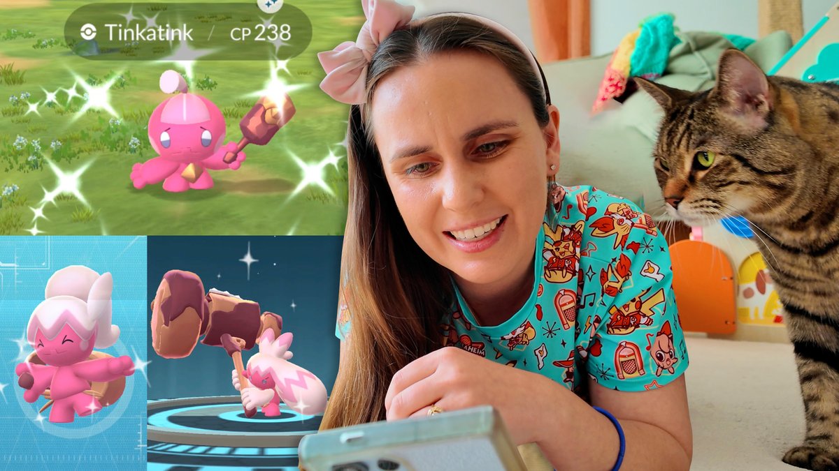 _ZoeTwoDots's tweet image. What even is this Shiny?! Tinkatink Community Day #PokemonGO