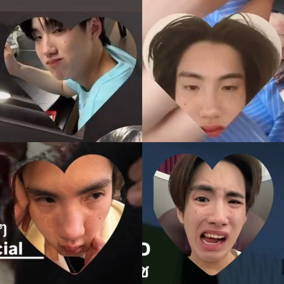 สิ่งนึงที่พี่ไทยน่ารักมาตลอดคือจะแปะรูปภูภูเป็นรูปหัวใจ 4 ปีแล้วยังทำอยู่ มั่นคงมาก โคตรน่ารักเลยยย 💜🩷