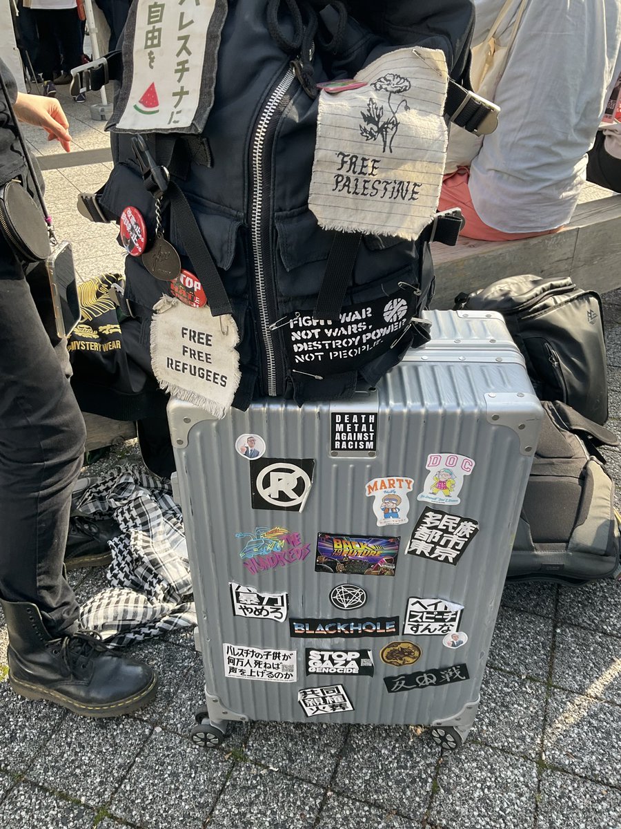 indigorosa33's tweet image. #stickers
#StopGazaGenocide 
# パレスチナフェスタ　池袋