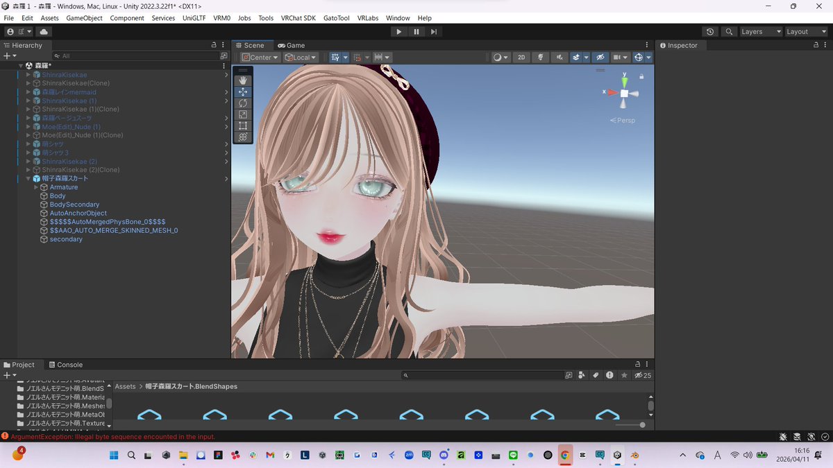 GalDesignerPon's tweet photo. イラストレーターさんをやってるclusterのお友達が
私のゲーム実況で使うキャラクターを手書きで書いてくれたよ♡

これを元に森羅ちゃんの素体を改変して
VtuberとしてYouTubeライブに表示させる
アバターを制作中✨

VRMにしてBlenderでポリゴン削減して
一旦clusterで動き確認したら
OBSにぶち込むよーん♡

私にワールド制作や
アバター改変を教えてくれた
clusterのみんなに本当に感謝✨

今でもclusterに入ると
初めましての人が私を知ってくれていて
私のワールドのファンですって
言ってくれるんだよー♡

ゲーム実況もVtubeも
全然わからない私にバーチャルで
活躍してるみんなが
たくさん色々教えてくれたんだ✨

昨日もねモンハンとか、
ゲームも全然わかんないけど
わかるみんながサポートしてくれたり
教えてくれたの！

みんな本当にありがとう♡
大好き·͜·ᰔᩚ
