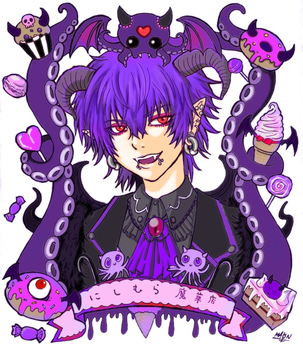 西村マヲ🍩おそと4/26ミニなごいら(名古屋イラストマーケット) tweet media